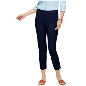Talbots Cropped Chatham Pants with Side Zipper – Size 14